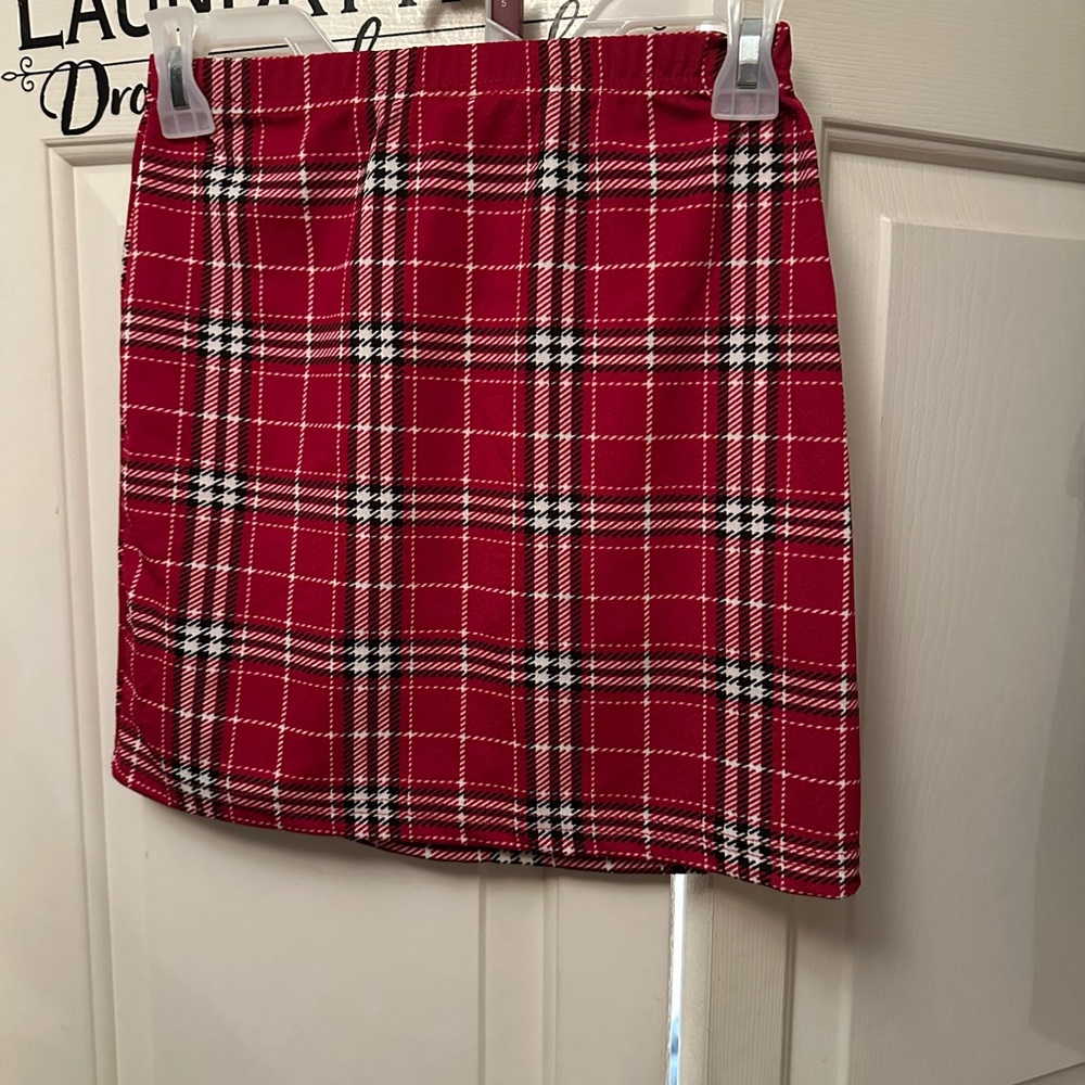 SHEIN Plaid Skirt